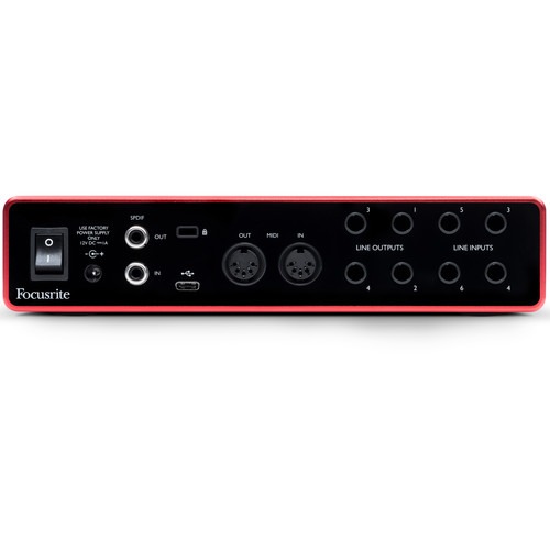 Focusrite Scarlett 8i6 8x6 USB Audio/MIDI Interface (3rd Generation) - Image 2