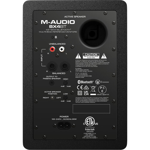 M-Audio BX4BT 4.5" 120W Studio Monitors (Pair) - Image 2