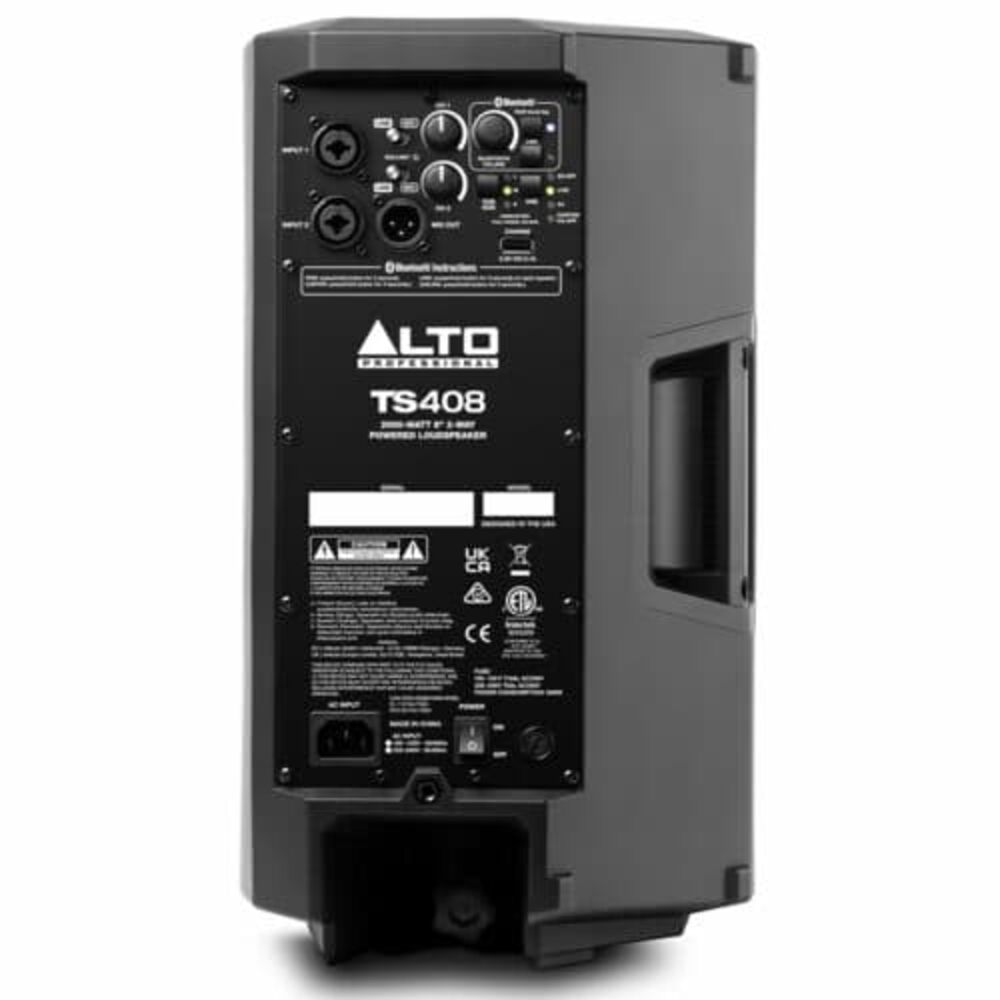 Alto TS408 2000-WATT 8-Inch 2-way Powered Loudspeaker with Bluetooth®, Dsp & App Control - Image 2