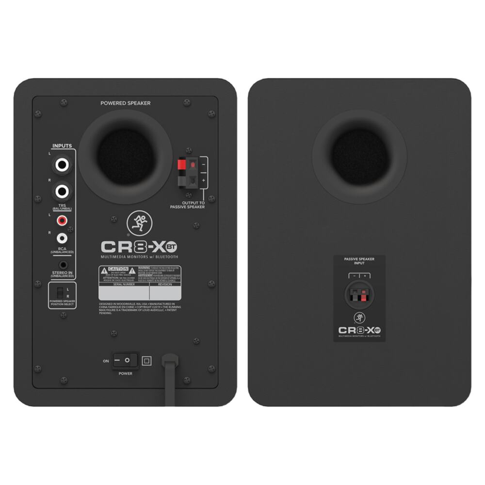 Mackie CR8-XBT Multimedia 8" Monitors with Bluetooth® (Pair) - Image 2