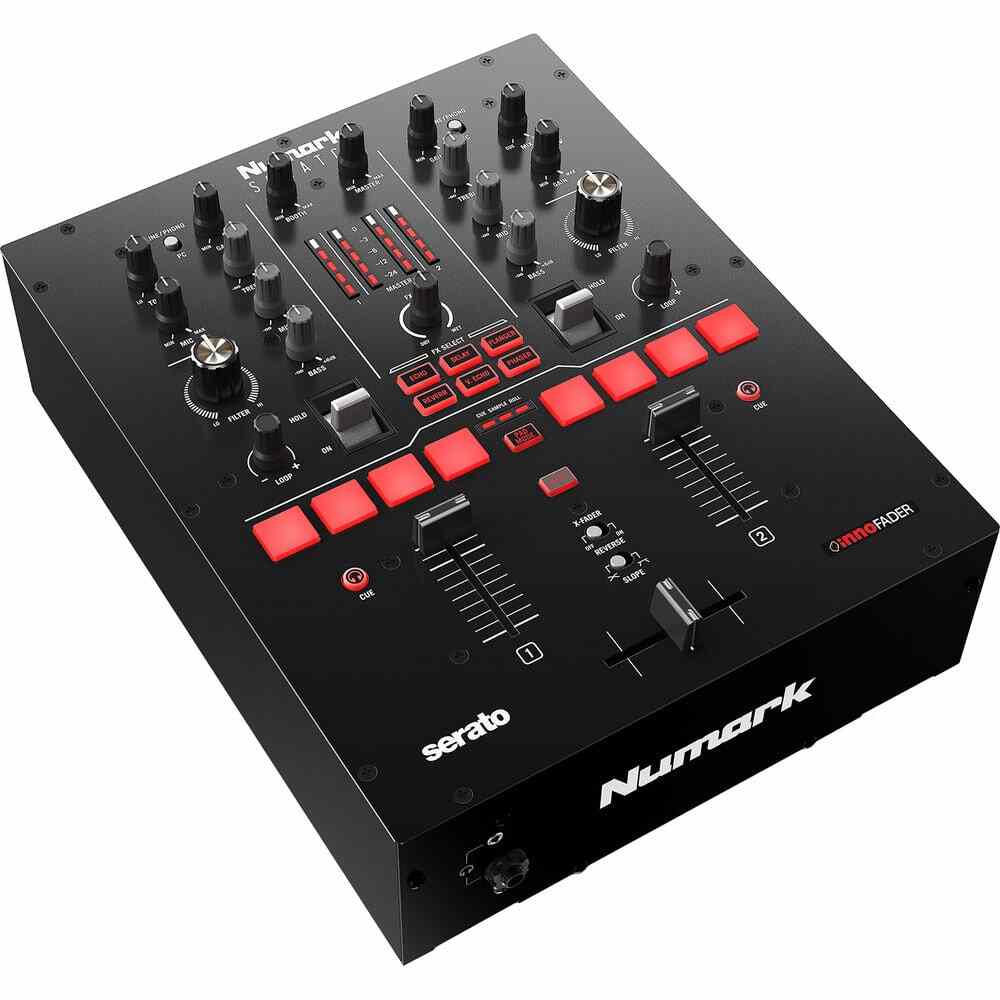 Numark Two-Channel DJ Scratch Mixer for Serato DJ Pro (included) With Innofader Crossfader, DVS license - Image 2