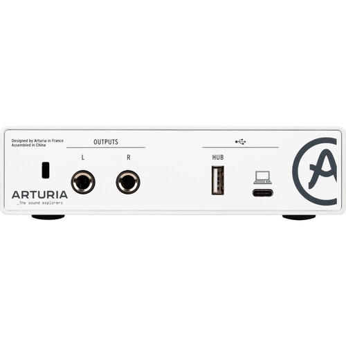Arturia MiniFuse 1 Portable 1x2 USB Type-C Audio Interface (White) - Image 2
