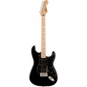 Fender Squier FSR Affinity Series™ Stratocaster® HSS Maple Fingerboard Black Pickguard - Black