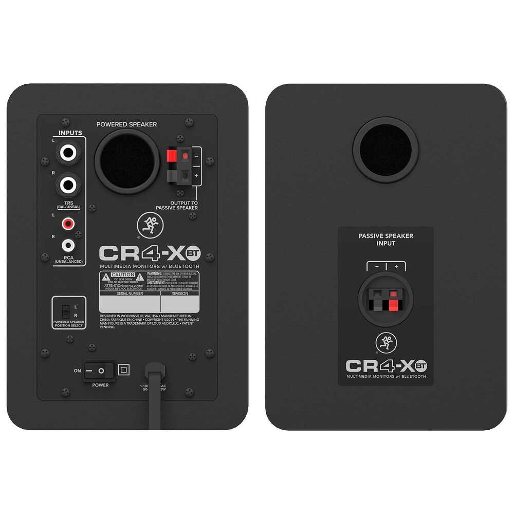 Mackie CR4-XBT Multimedia 4" Monitors with Bluetooth® (Pair) - Image 3
