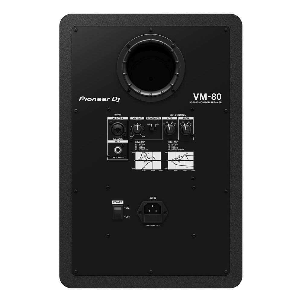 Pioneer DJ Monitor Speakers VM-80 8” Active Monitor Speaker (Black) - Single - Image 2