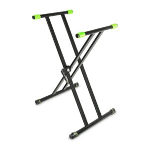 Gravity Keyboard Stand X-Form, Double, Black - GKSX2