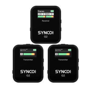 SYNCO G2(A2) 2.4GHz Wireless Lavalier Microphone