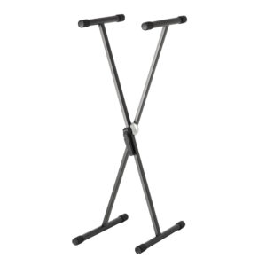 Adam Hall Keyboard Stand black X form Single - SKS01