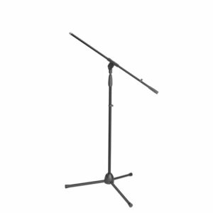 Adam Hall Microphone Stand Black with Boom Arm - S5BE