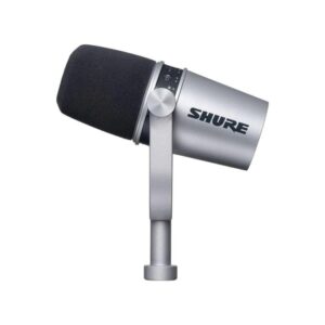 SHURE MV7-S XLR/USB SPEECH MICROPHONE, SILVER