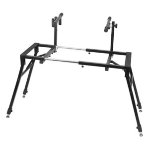 Bespeco BP100TN 4 Leg Steel Keyboard Stand With Extensions - Black