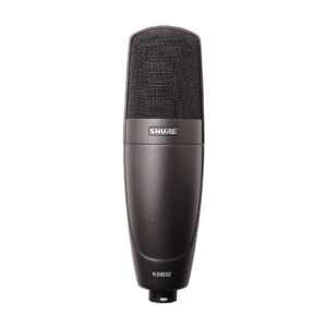 SHURE KSM32/CG Cardioid Studio Condenser Microphone–Stage Model (Charcoal Gray)