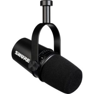 SHURE MV7-K XLR/USB SPEECH MICROPHONE, BLACK