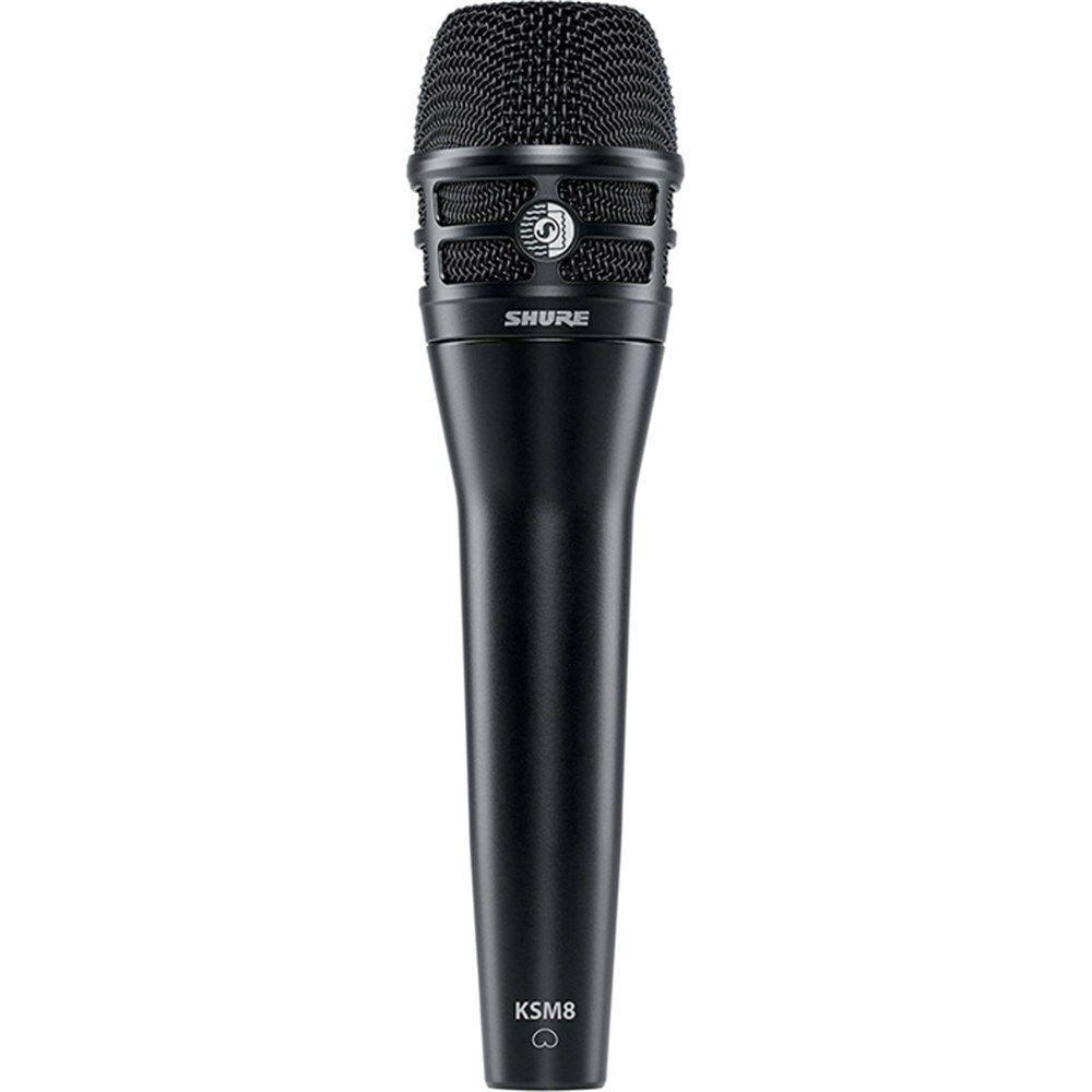 Shure KSM8/B Dualdyne Cardioid Dynamic Handheld Vocal Microphone, Black