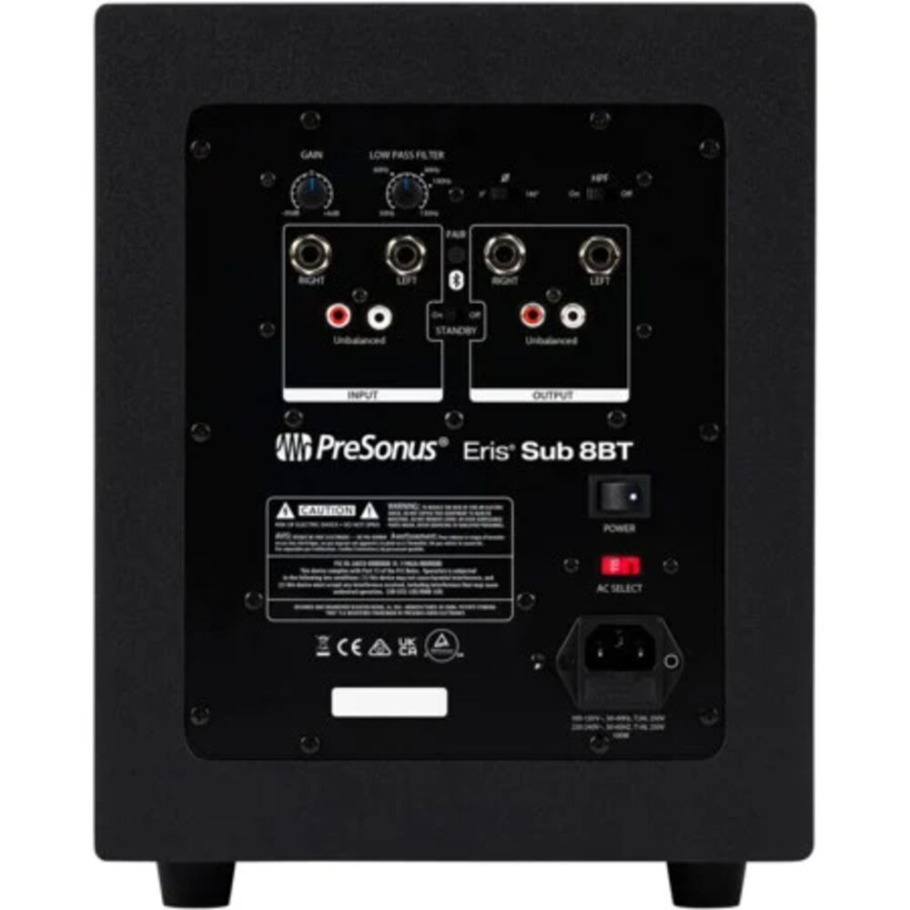 PreSonus Eris Sub 8 BT 8-inch Powered Bluetooth Studio Subwoofer - Image 2