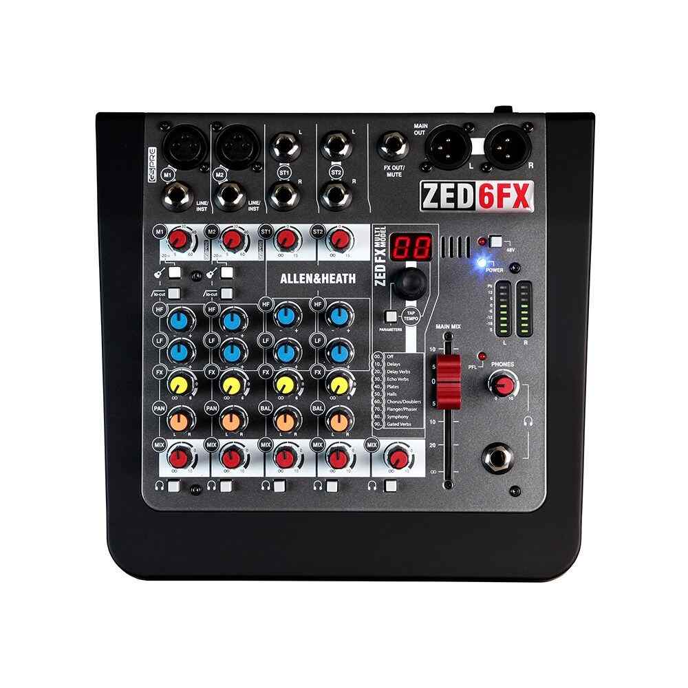 Allen & Heath ZED-6FX 6-Channel Live Mixer with FX