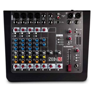 Allen & Heath ZEDi-10 10-Channel Live + USB Recording Mixer