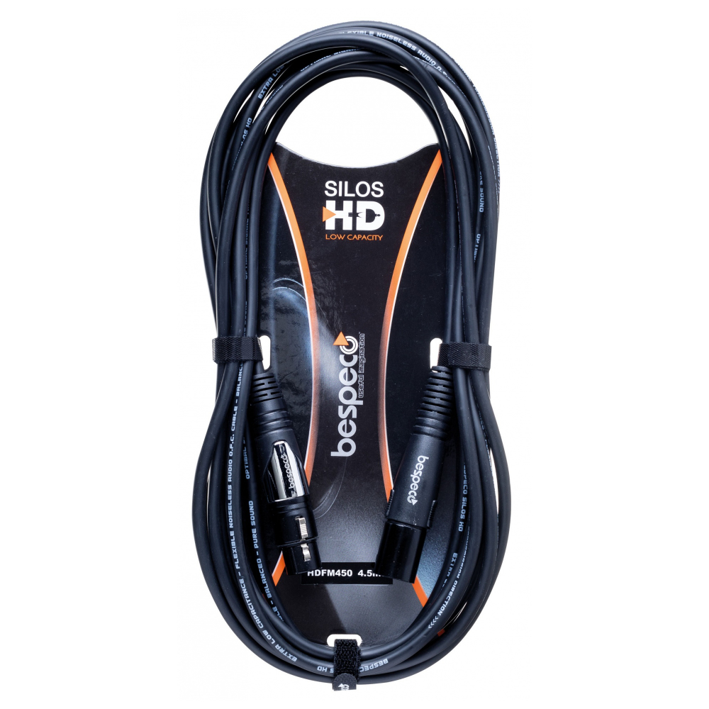 Bespeco – HDFM450 – XLR Cable 4.5 Meters - Image 2