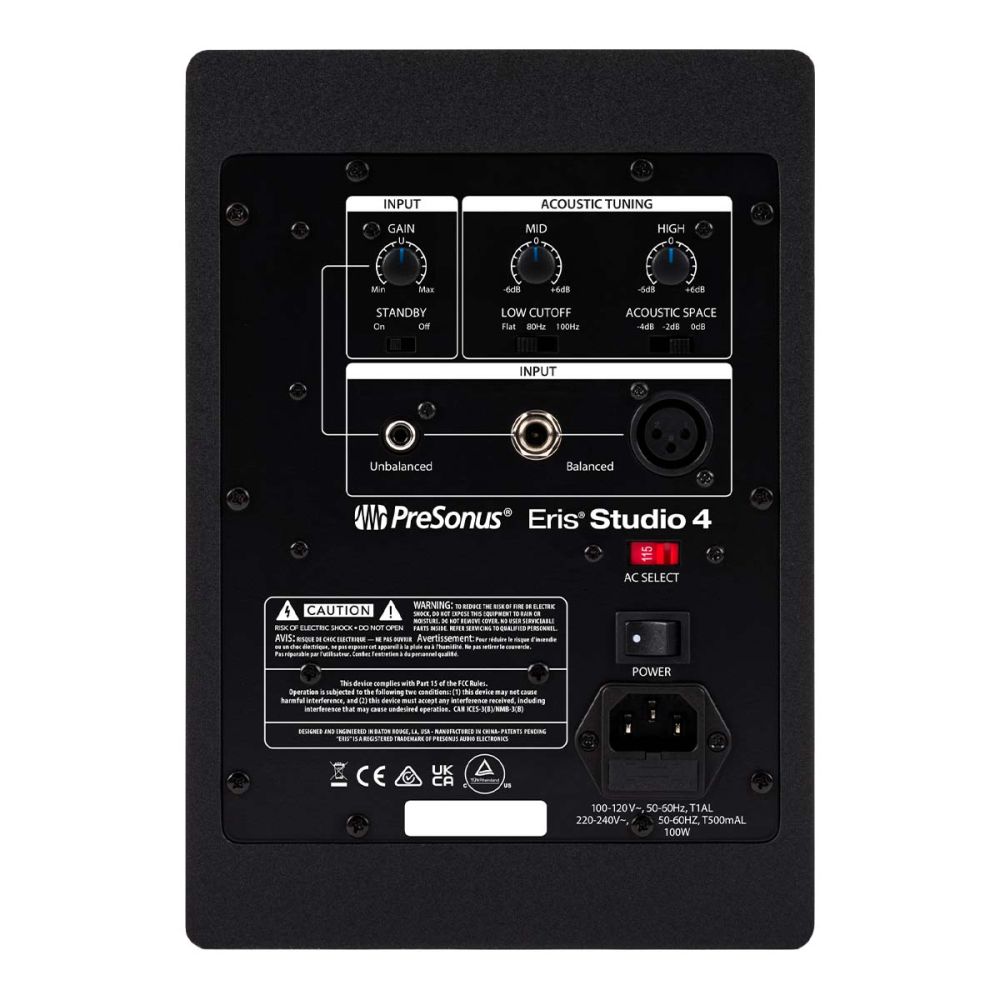 PreSonus Eris Studio 4 Studio Monitors - (Pair) - Image 2