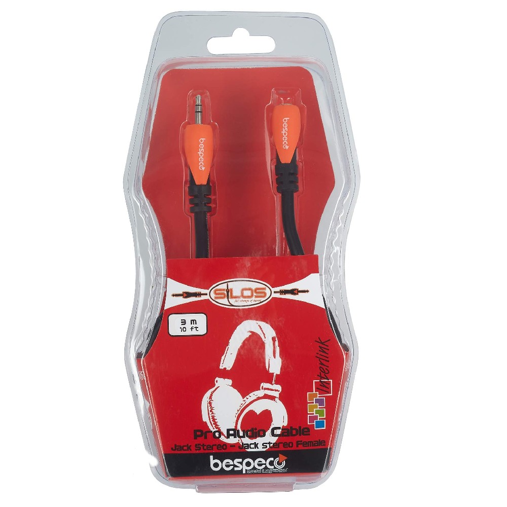 Bespeco – SLFJJM300 – 3.5 JkF to 3.5 JKm Cable 3 Meters - Image 2