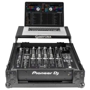 Odyssey Pioneer DJ DJM-A9 Black Label Flight Case with Glide Style Laptop Platform - FZGSDJMA9BL