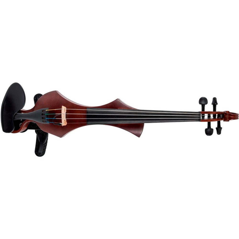 GEWA E-Violin Novita 3.0 with Wittner Shoulder Rest Red Brown Finish - Image 2