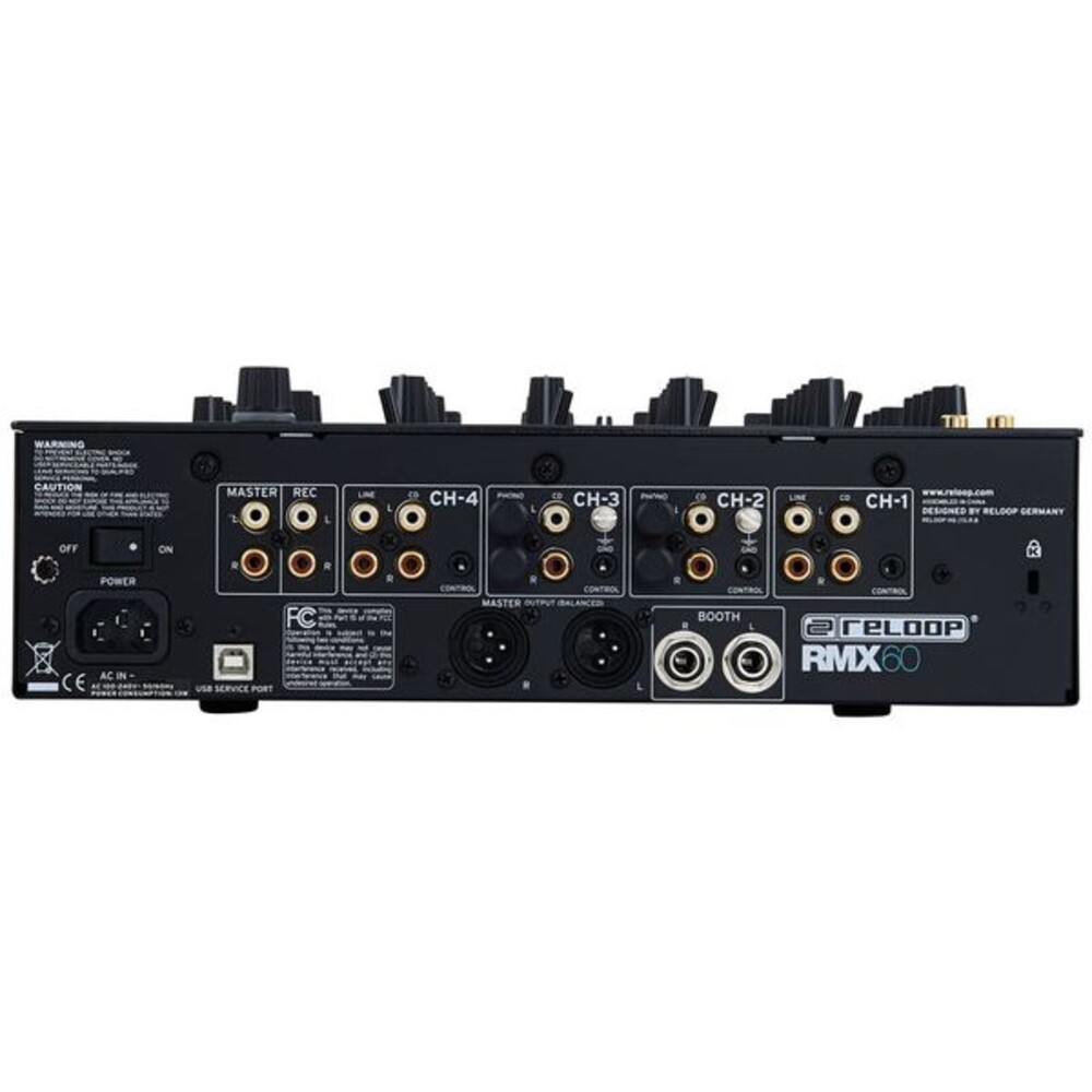 Reloop RMX-60 Digital Classic 4+1 Channel Performance Club Mixer - Image 2
