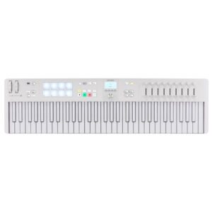 Arturia KeyLab Essential MK3 61-Key Keyboard Controller – Alpine White