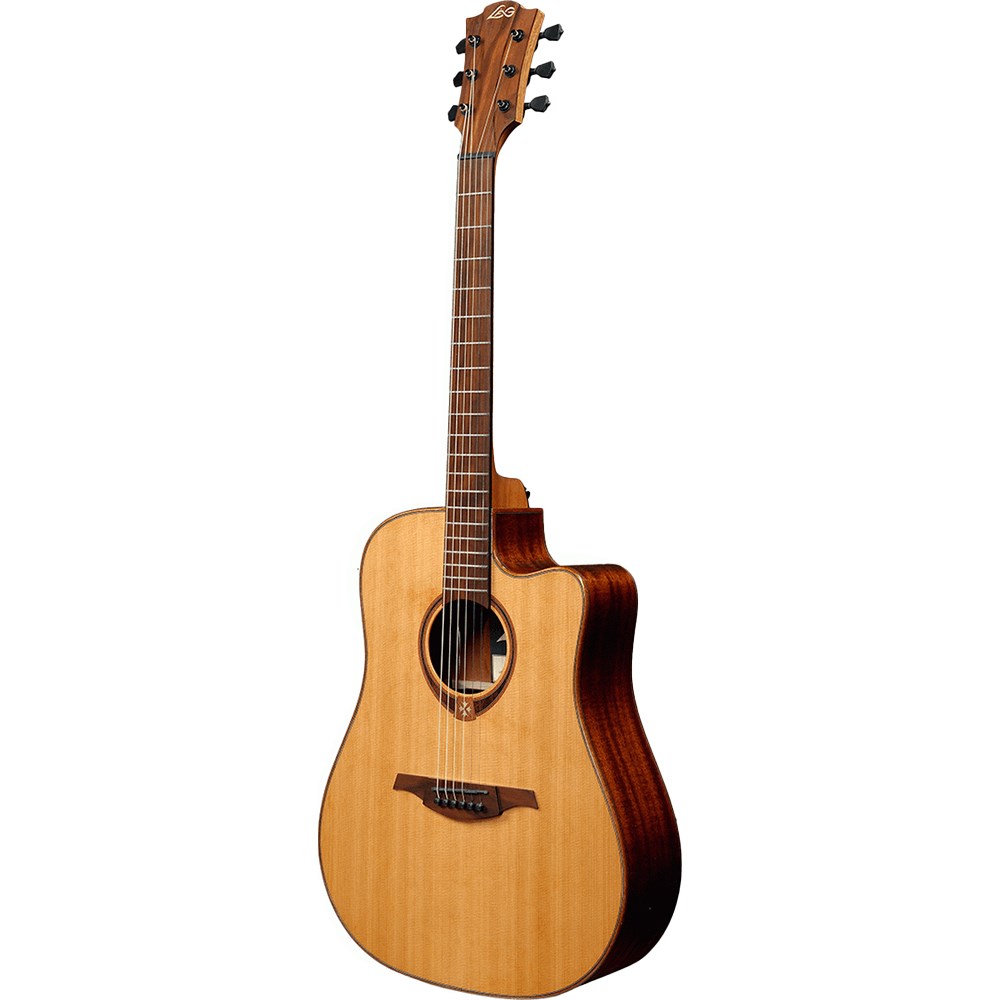 Lag Guitars T118ACE Tramontane Auditorium Cutaway Electro Acoustic Guitar - Image 2