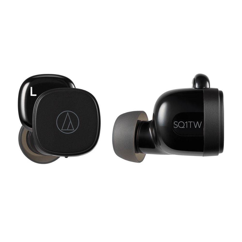 Audio Technica ATH-SQ1TW Bluetooth Earphones – Black - Image 2