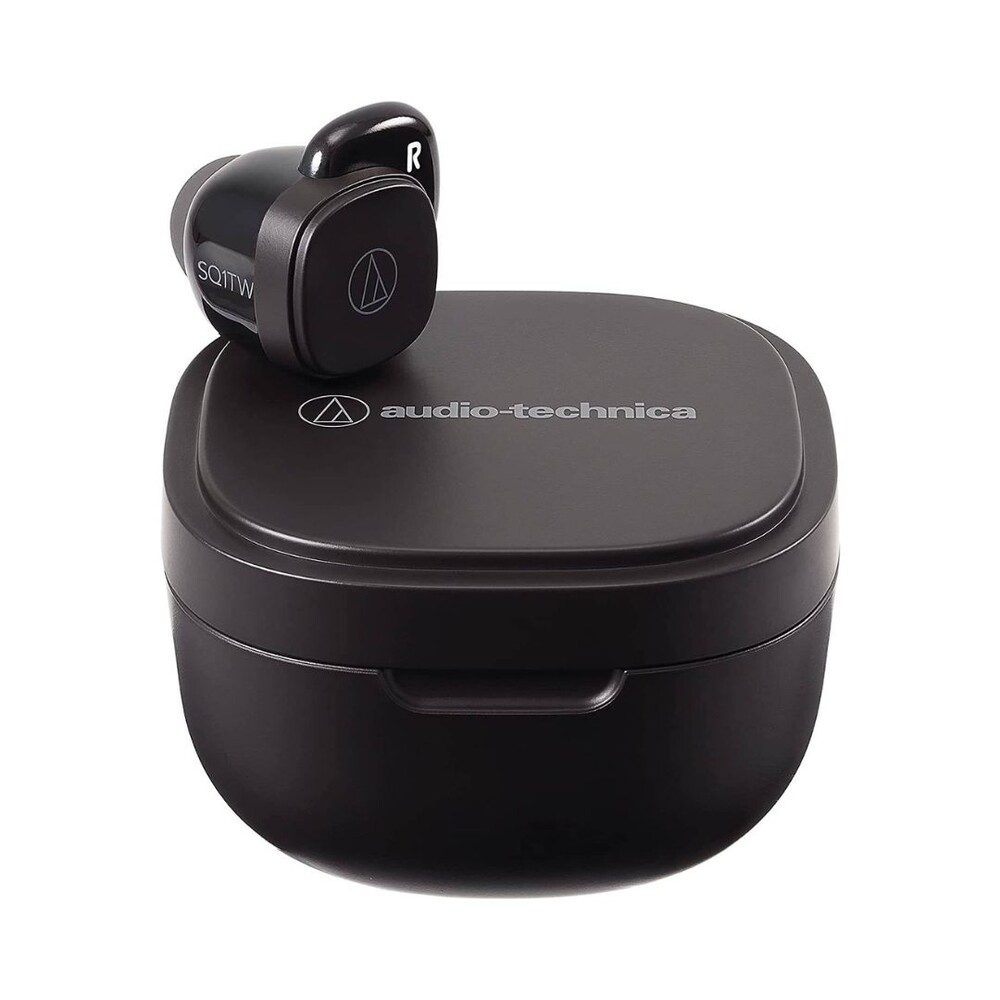 Audio Technica ATH-SQ1TW Bluetooth Earphones – Black - Image 3