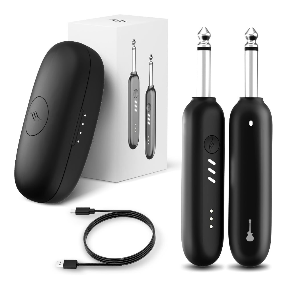 Enya WB1 UHF 3.0 Audio Wireless Guitar System with Transmitter and Receiver - Image 4