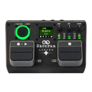SHEERAN LOOPER + Dual Track Pedal for Guitar, Bass, Keyboard, Vocals and More