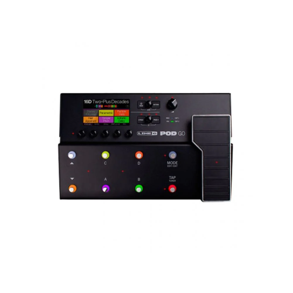 Line 6 POD Go Guitar Multi-Effects Pedal, Black