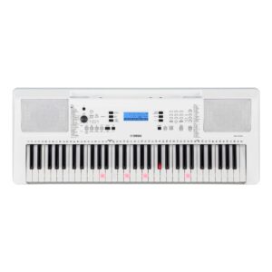 Yamaha EZ300 61-key Portable Arranger with Lighted Keys - White