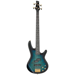 Ibanez GSR200PC Gio Series 4-String Electric Bass Guitar Canvas Art Grain Okoume Top In Transparent Pale Marine Burst Finish