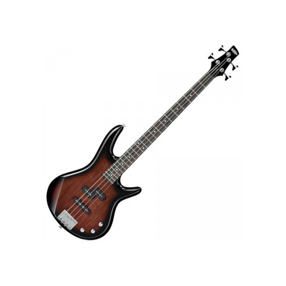 Ibanez IJSR190U Jumpstart 4-String Bass Guitar Package in Walnut Sunburst Finish, Includes Amp, Stand, Strap, Headphone, Picks & Gig Bag - Image 2