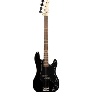 Stagg SBP 30 Series 4-String Precision P-Style Electric Bass Guitar Black Finish