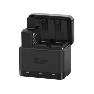 Xvive Charge Case with 3 Rechargeable Lithium Battery for U5