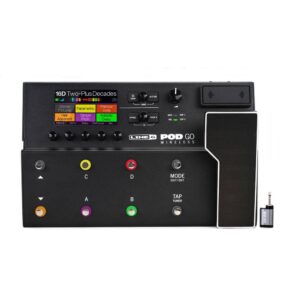 Line 6 POD Go Wireless Guitar Multi-Effects Pedal, Black