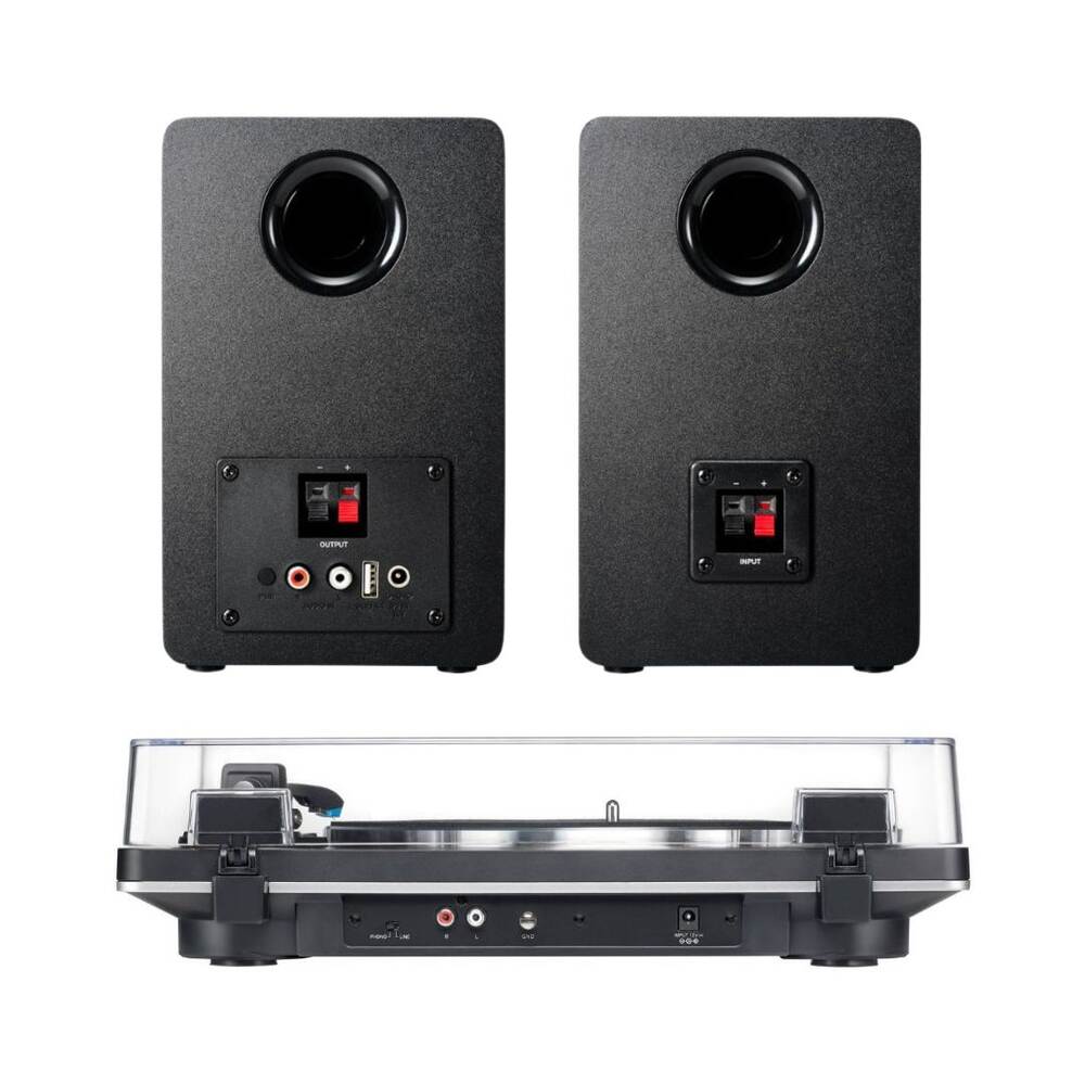 Audio-technica AT-LP70XBTBS Turntable + AT-SP3X Speakers - Image 2
