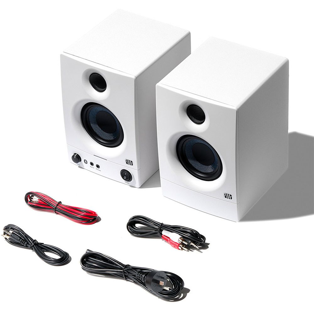 PreSonus Eris E3.5 3.5-inch Powered Studio Monitors – 2nd Generation (White) - Image 2