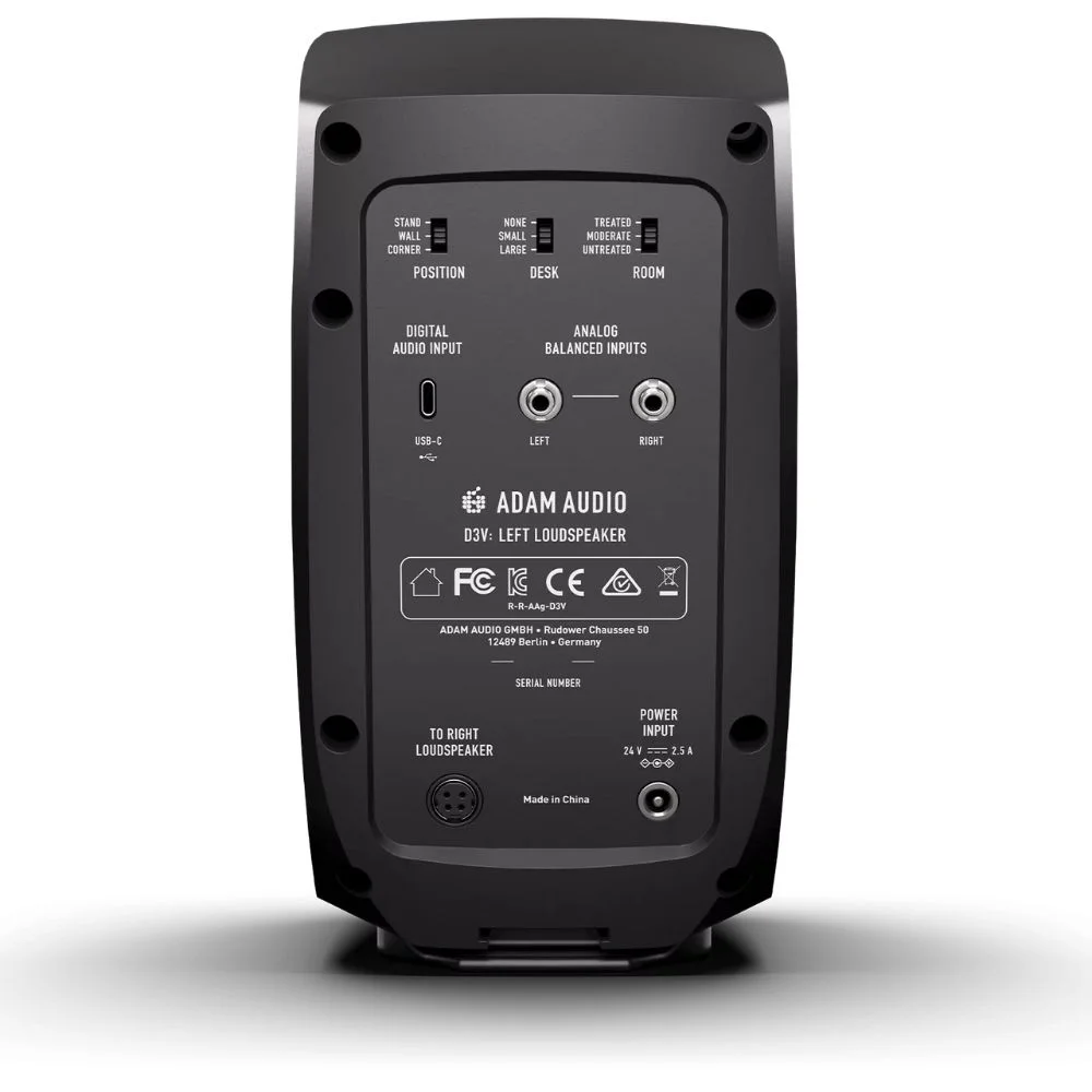 Adam Audio D3V Active Desktop Monitoring System - Image 3