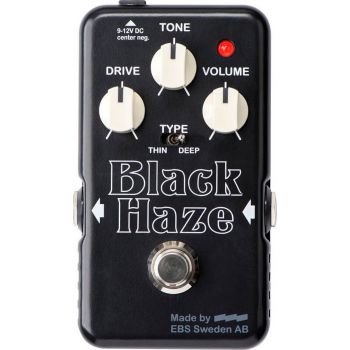 EBS-BH Black Haze Distortion/Overdrive Pedal