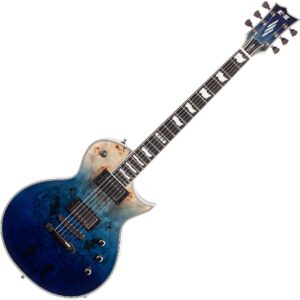 ESP EIIECBMBLUNFD E-II Eclipse BM Electric Guitar Blue Natural Fade Finish, Including Hardshell Case