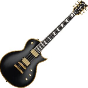 ESP EIIECDBVB E-II Eclipse DB Series Electric Guitar Vintage Black Finish Includes ESP Hard Case