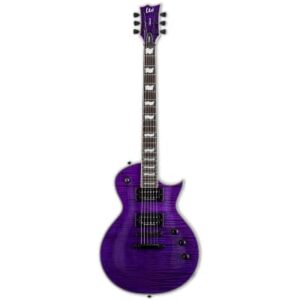ESP LEC1000FMSTP LTD Deluxe Eclipse EC-1000, Flamed Maple Top, See Thru Purple Finish