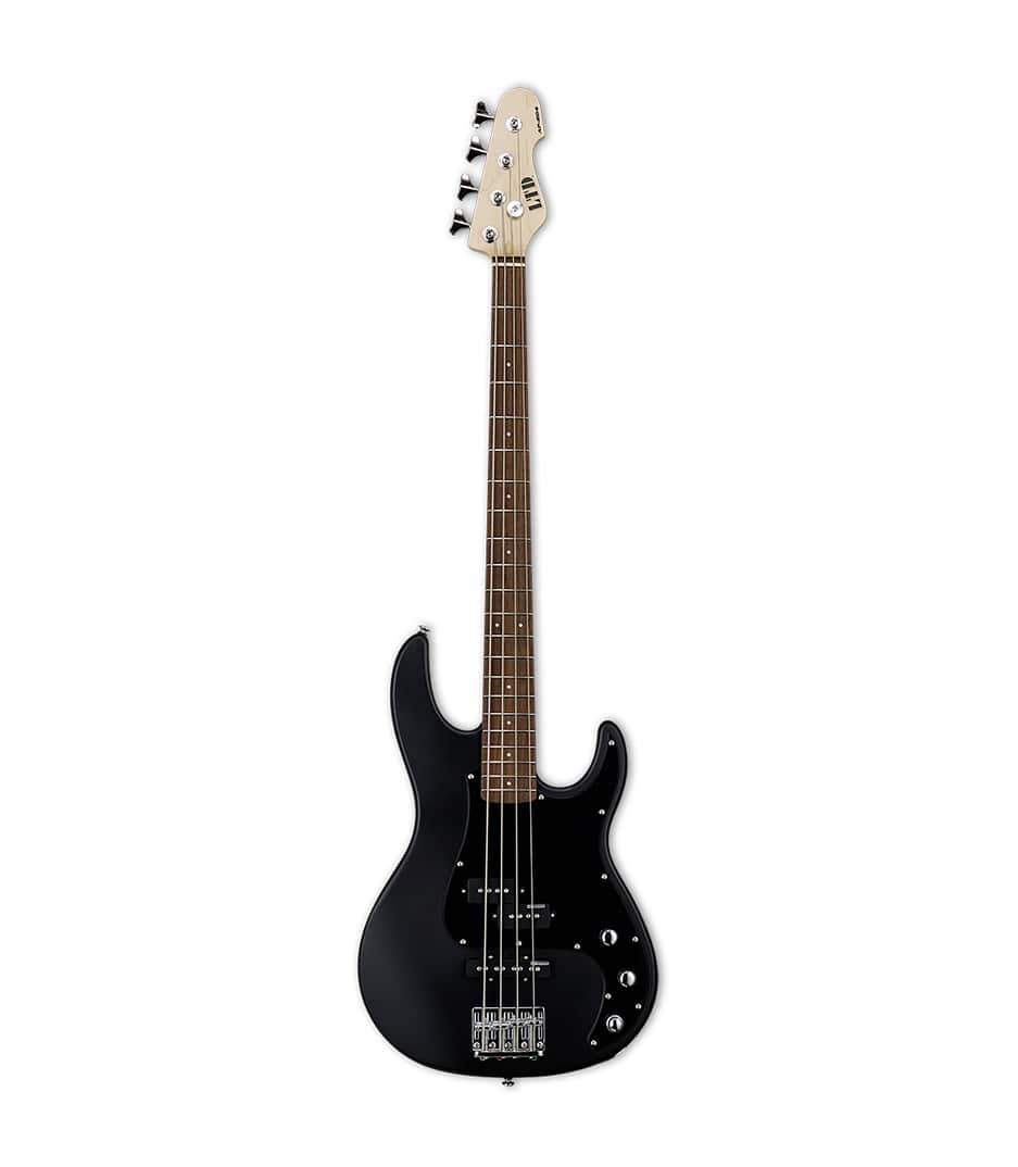 ESP LTD AP-204 4-String Electric Bass, Black Satin Finish