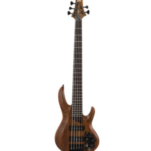 ESP LTD B-1005 Series 5-String Bass with Bocote Top, Natural Satin Finish