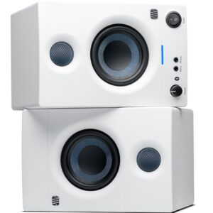 PreSonus Eris E3.5 3.5-inch Powered Studio Monitors – 2nd Generation (White)